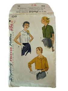 Simplicity 4549 - Vintage 1953 - Mid Century Set Of Jackets - Size 14 - UNCUT - Bild 1 von 4