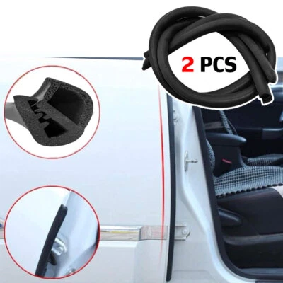 2X For Nissan Car SUV Door B Pillar Rubber Seal Weather Strip Edge Molding Trim - Image 1 of 4