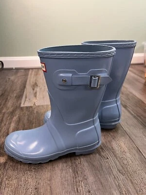 Hunter Original Nebula Botas de Lluvia Para Mujer TALLA 7 B Periwinkle Azul Claro Pálido Foto 1 de 4