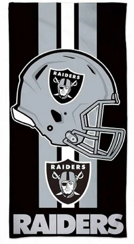 Oakland Raiders NFL Beach and Bath Towel 30"x 60"- Win craft Cover