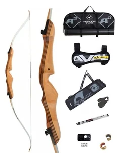 Confezione Fiocco Adulto Core Legno Ricurvo. 64" RH, 40lb nuovo consegna gratuita - Foto 1 di 11