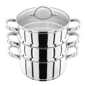 JUDGE 18CM STAINLESS STEEL 3 TIER STEAMER JX02 - Picture 1 of 5