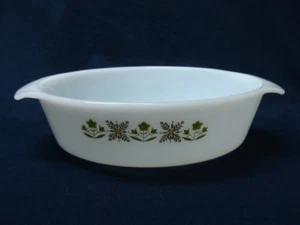 Cazuela para hornear Anchor Hocking Fire King EE. UU. verde prado ovalada 1 1/2 cuarto - Imagen 1 de 5