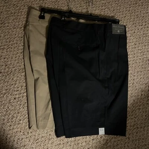 Daniel Cremieux pantaloncino uomo firmato plissettato nero/cachi taglia 40 nuovo con etichette 2 chino - Foto 1 di 6