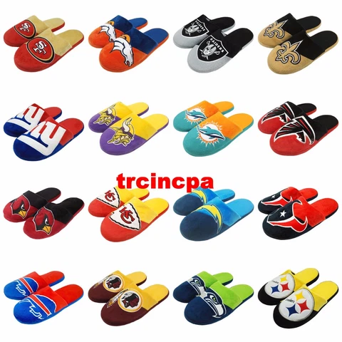 Forever Collectibles - NFL - Men's Colorblock Slide on Slippers - Pick Your Team Cover