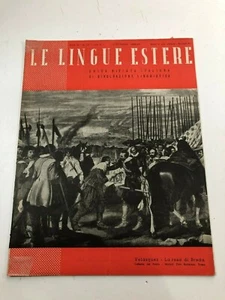 Le Lingue Estere n. 10 anno 1942 Unica rivista Italiana divulgazione linguistica - Picture 1 of 2