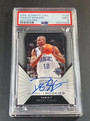 2004 ОКОНЧАТЕЛЬНАЯ КОЛЛЕКЦИЯ #127 DWIGHT HOWARD С АВТОГРАФОМ ДЕБЮТАНТА RC /250 PSA 9 FUTURE HOF - Изображение 1 из 4