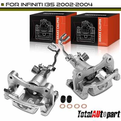 2x Brake Caliper w/ Bracket for Infiniti I35 I30 Nissan Maxima Rear Left & Right - Image 1 of 4