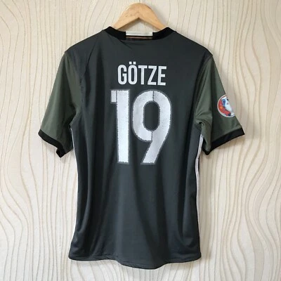 GERMANY 2016 2017 AWAY FOOTBALL SHIRT SOCCER JERSEY ADIDAS aa0110 GËTZE - Image 1 of 4