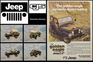 1977 Jeep CJ-5 Golden Eagle Open Soft Top Christmas Ornament Topless Wrangler - Picture 1 of 33