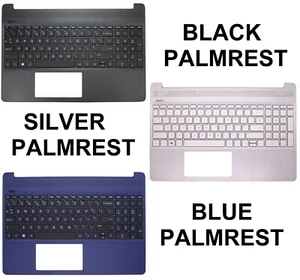 Fits HP 15S-EQ 15S-FQ Series PALMREST HOUSING KEYBOARD COVER UK LAYOUT - Picture 1 of 8