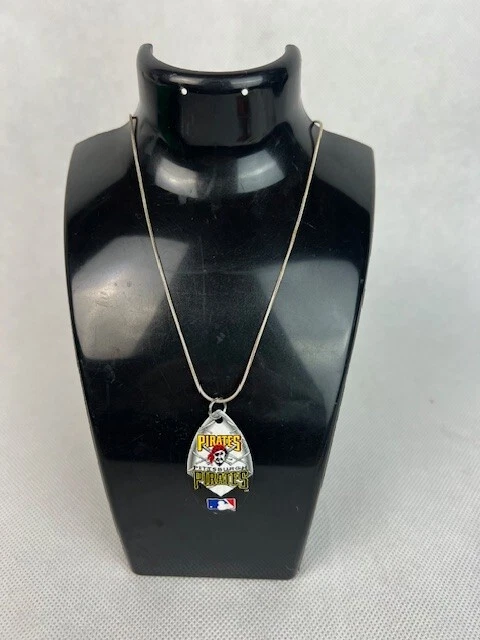 Pittsburgh Pirates Logo Vintage Teardrop Spinner Necklace - Image 1 of 1