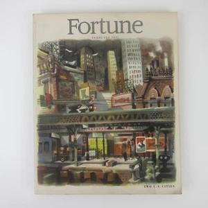 Revista FORTUNE de colección febrero 1947 John Hancock bomba atómica culturismo Chicago - Imagen 1 de 24