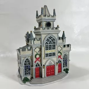 Lemax 2001 St John Church Christmas Village Building Steeple Broken READ ALL - Bild 1 von 21