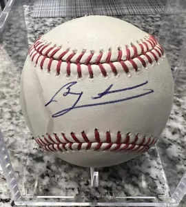 BEN ZOBRIST Auto SIGNED USED ROLMB BASEBALL CHICAGO CUBS - Picture 1 of 4