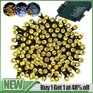 Battery Operated LED Fairy Lights Indoor Outdoor Christmas Tree Xmas Party Decor - Picture 1 of 23