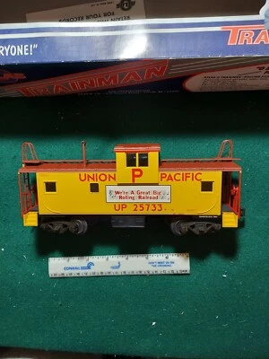 ATLAS O SCALE #0709-1 UNION PACIFIC LIGHTED CABOOSE 3 RAIL - Image 1 of 4