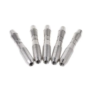 5 Pcs Silver Plated Alloy Dart Replacement Barrels for Nylon/Steel Darts Tip - Picture 1 of 8