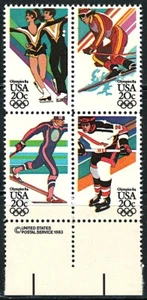 US Block of 4 Winter Olympic Games Scott# 2067-2070, (MNH) - Picture 1 of 1