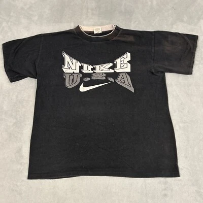 Camiseta Nike 1970 RARA Para Hombres Pecho Medio 22 Deportes Gimnasio Gráfico Swoosh Belton Foto 1 de 4