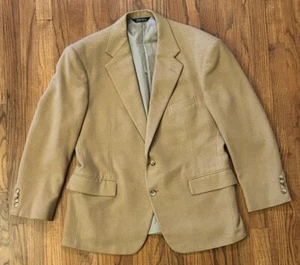 Ralph Lauren Mens Sport Coat Blazer Camel Hair Mens Size 42 - Picture 1 of 13
