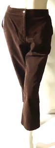 Pantalones de pana marrón pequeño White Stag para mujer talla 6P - tiro medio, elásticos - Imagen 1 de 6