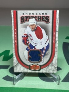 2006-07 Flair Showcase ALEXEI KOVALEV Game Used Jersey Patch -Montreal Canadiens