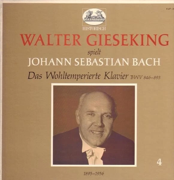 LP-BOX Bach (Gieseking) Das Wohltemperierte Klavier BWV 846-983 NEAR MINT - Bild 1 von 1