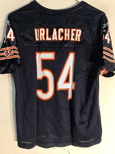 Reebok Women's NFL Jersey Chicago Bears Brian Urlacher Navy sz L - Picture 1 of 2