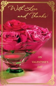 Thankful APPRECIATION AT VALENTINE'S DAY Card, Red Rose by American Greetings +✉ - Picture 1 of 5