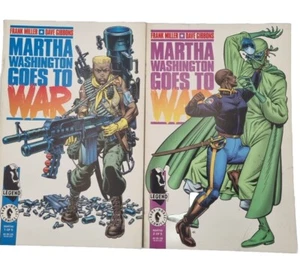DARK HORSE COMICS #1 #2 Martha Washington Goes To War 1994 Miller & Gibbons - Picture 1 of 9