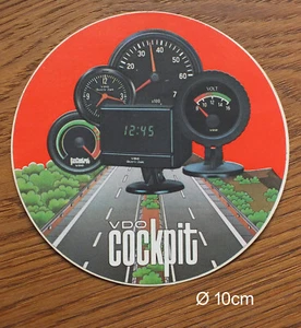 Pegatina adhesiva VDO Cockpit Motorsport Racing velocímetro vintage años 70 - 80 - Imagen 1 de 1