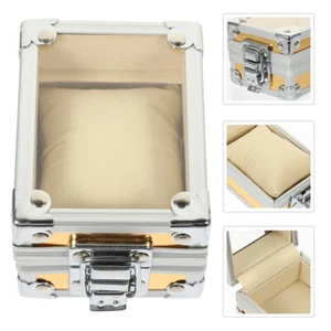 Estuche para reloj de pulsera caja viaje Miss soporte de mesa exhibición de almacenamiento para hombre - Imagen 1 de 12