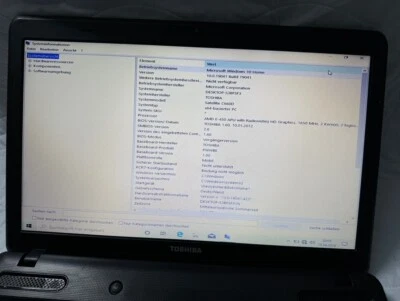 Toshiba Laptop SATELLITE C660D-1D3 15,6"  AMD E-450 1,65GHz 6GB RAM Win 10 - Bild 1 von 4