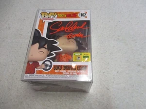 Funko Pop Dragon Ball Z 1162 GOKU EXAMEN DE CONDUCCIÓN FIRMADO SEAN SCHEMMEL JSA - Imagen 1 de 3