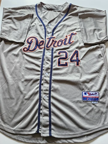 Majestic Miguel Cabrera Detroit Tigers Sewn Jersey Gray Mens 48  MLB Baseball Cover