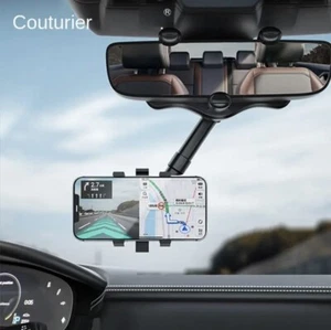 Support de téléphone universel pour rétroviseur de voiture - Photo 1/6