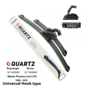 Front Wiper Blade Pair For Mazda Premacy (incl CP) 1999-2003 - Picture 1 of 1