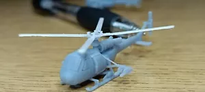 Westland Scout 1/160 SS.11 rocket equiped helicopter 10mm scale model  set of 2 - Picture 1 of 5