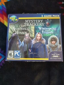 Mystery Trackers NIGHTSVILLE HORROR + WINTERPOINT TRAGEDY Hidden Object PC - Picture 1 of 3
