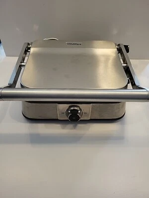 VillaWare NDVLPAPFS1 Panini Sandwich Maker, Open Grill, Very Clean, Works  - Image 1 of 4