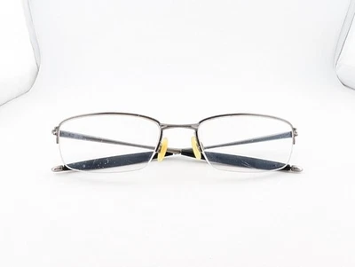 Oakley Eyeglasses Frames Only, VALVE, OX3093-0253, 53-18-135, Brushed Chrome - Image 1 of 4