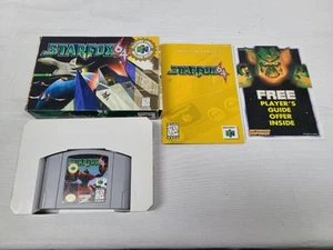 Star Fox 64 N64 Player's Choice Near Complete *Tested* SEE PICTURES - Picture 1 of 14