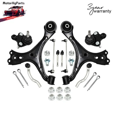 For 2012-2015 Honda Civic Acura ILX Front Lower Control Arms Sway Bars Tie Rods - Image 1 of 4