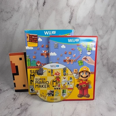 Nintendo Wii U - Super Mario Maker - With Box And Booklet - Complete CIB Tested - Image 1 of 4