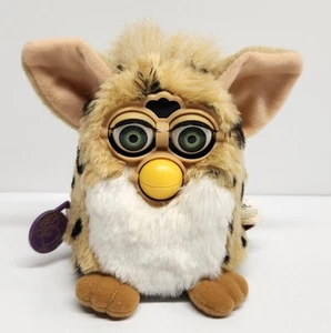 Vintage 1998 Cheetah Furby Tiger Electronics 70-800 mit Etikett, funktioniert nicht, LESEN - Bild 1 von 8