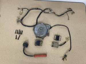 1989-1995 XR250R XR250 OEM Main Wire Harness Wiring CDI Unit ECU & Stator Assy - Foto 1 di 16