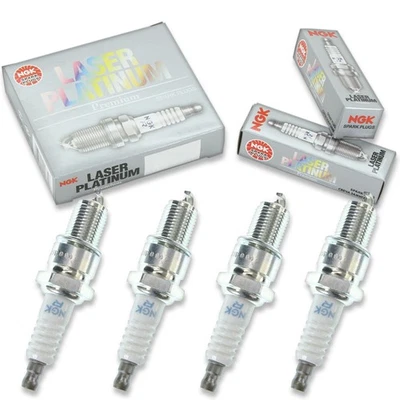 4 pcs NGK Laser Platinum Spark Plugs for 1978-1994 Dodge Colt 2.6L 1.5L L4 - fj - Image 1 of 4