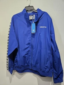 Adidas Originals Adicolor TNT Tape Giacca da Pista a Vento Blu Royal XXL - Foto 1 di 4