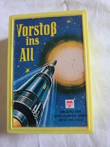 Altes Quartett „ Vorstoß ins All “ - vollständig- Quartettspiel - Joker 0159 - Bild 1 von 18
